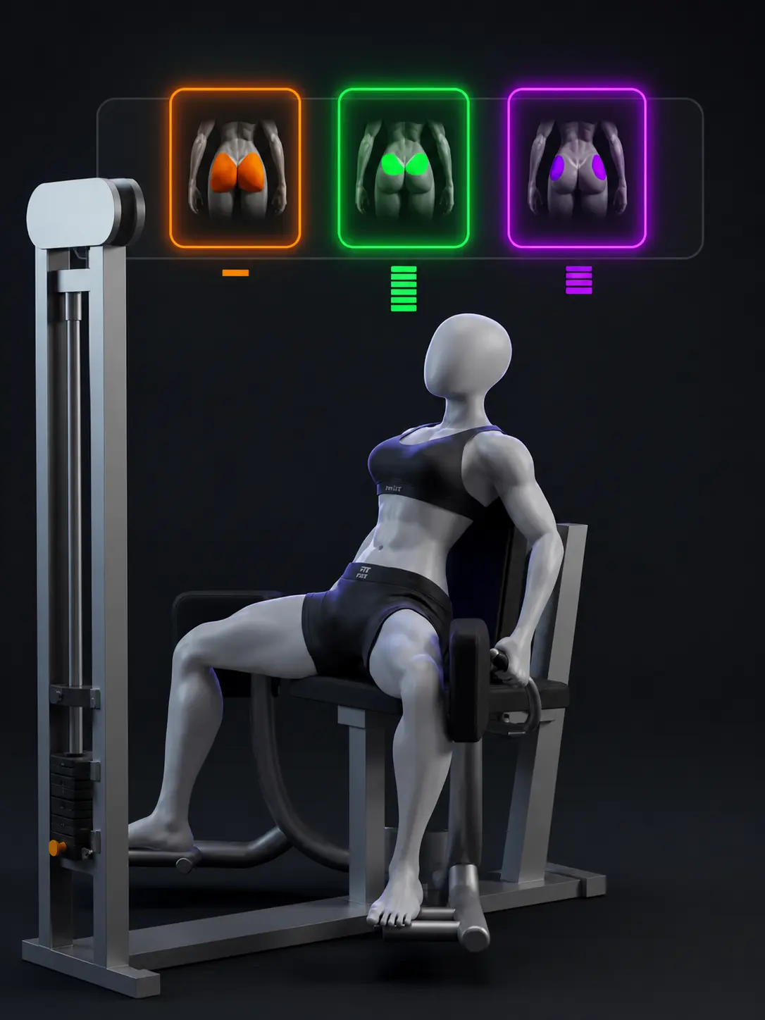 Training movement visual